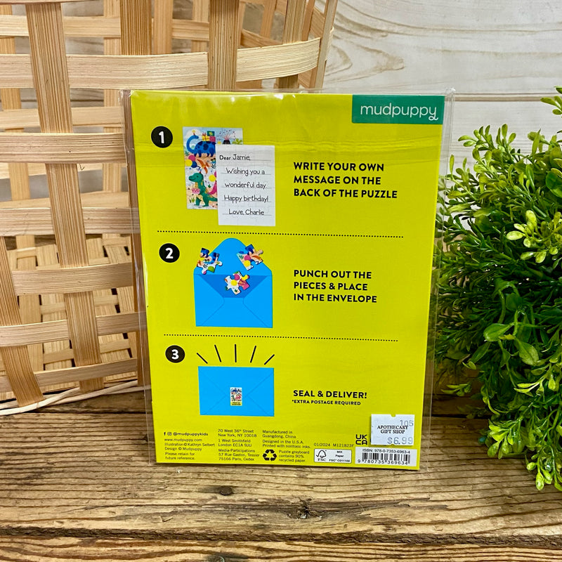 Dino Party Puzzle Card