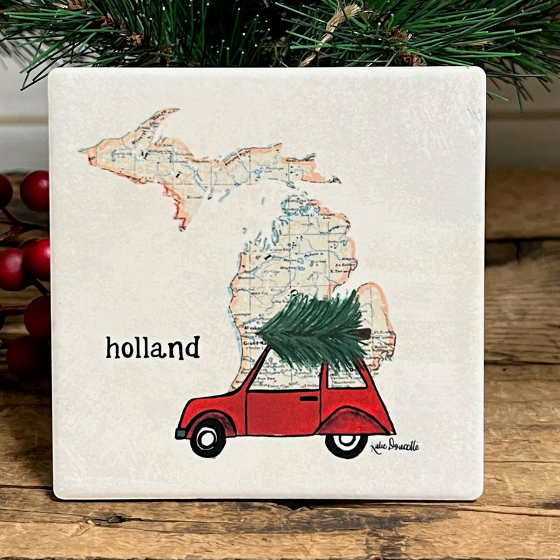 Holland Town Car & Tree