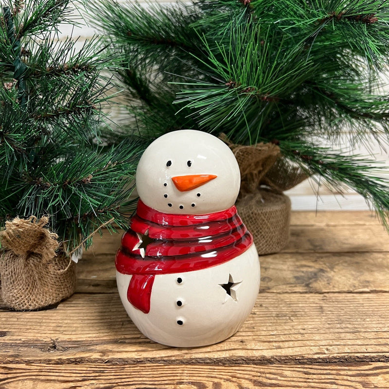 Snowman Candle Holder