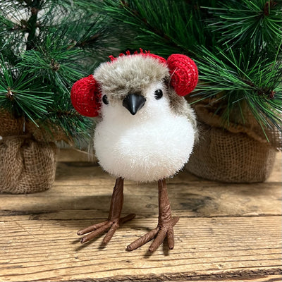 Bird with Feather & Red Hat