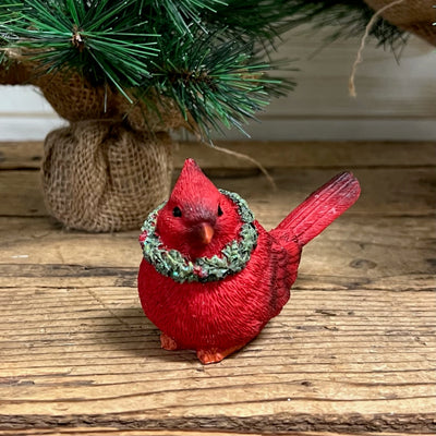 Cardinal with Wreath