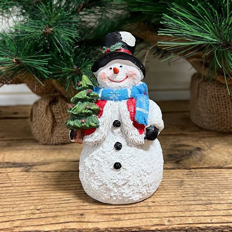 Resin Snowman with Glitter