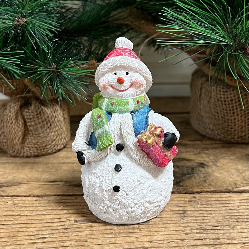 Resin Snowman with Glitter