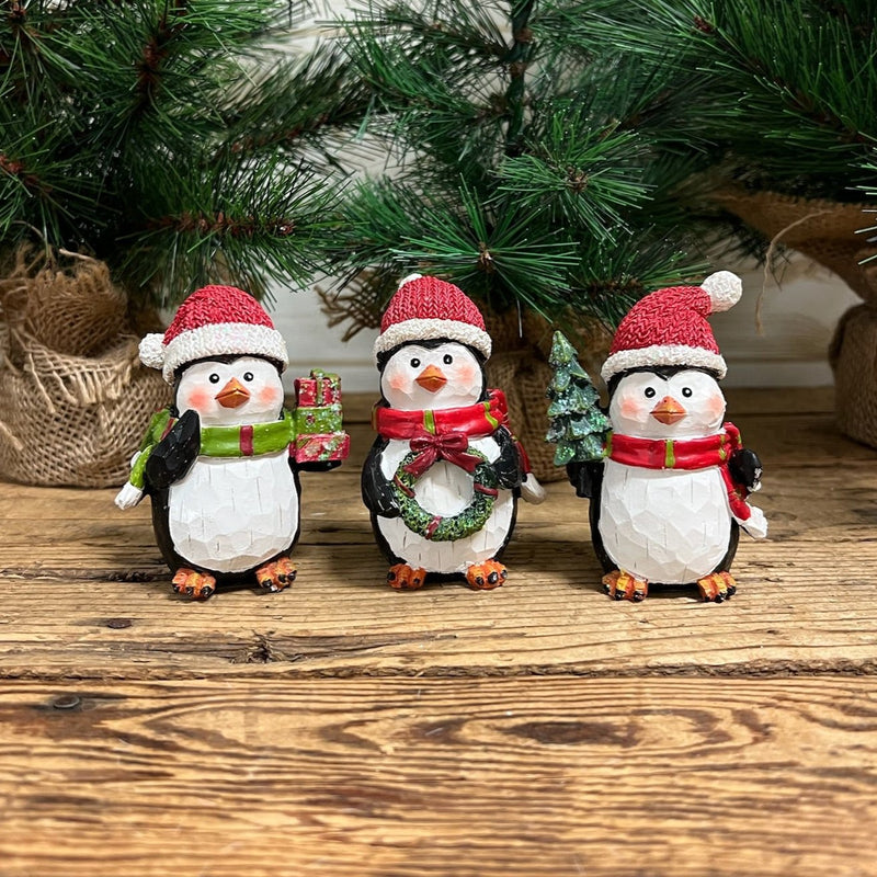 Penguins with Red Hats