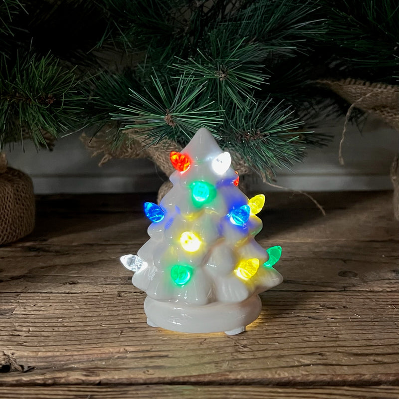 Mini Ceramic Tree with Light