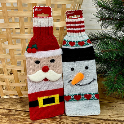 Knit Wine Bottle Sweaters