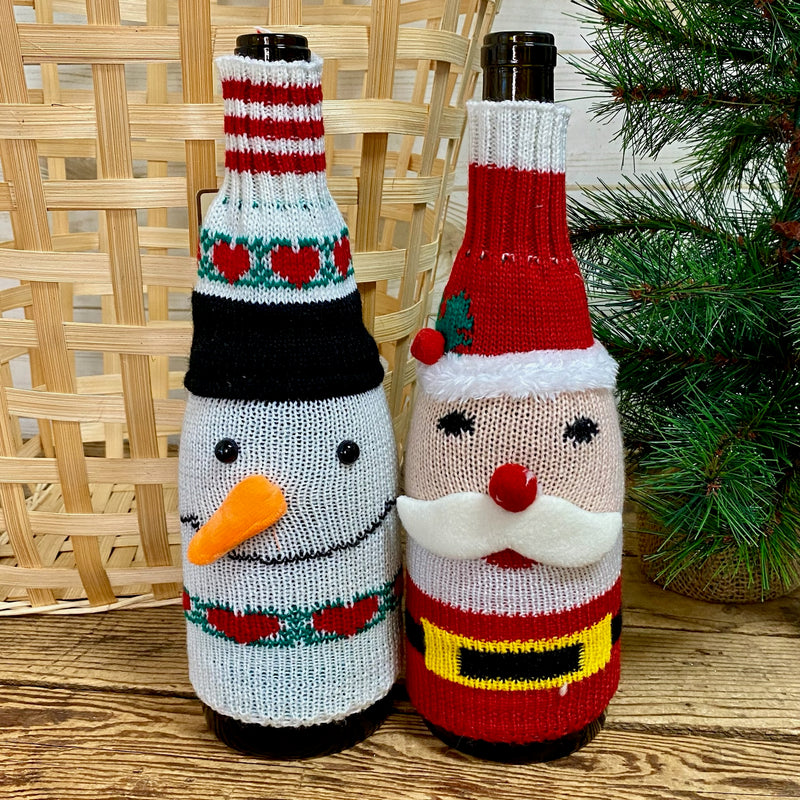 Knit Wine Bottle Sweaters