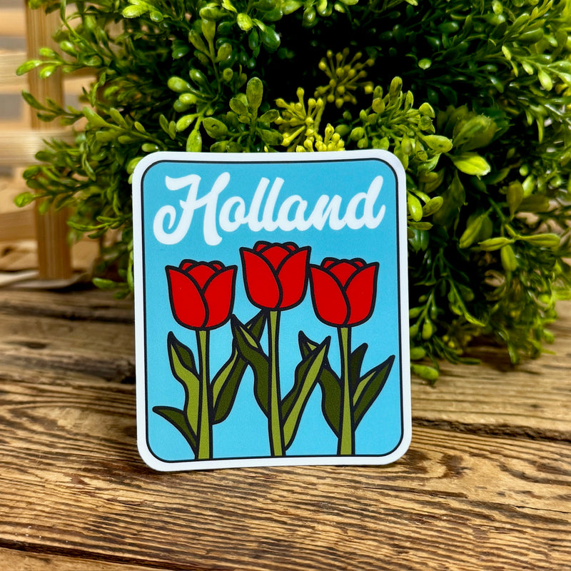 Tulip Trio Holland Sticker