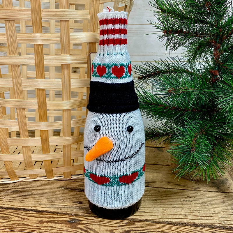 Knit Wine Bottle Sweaters