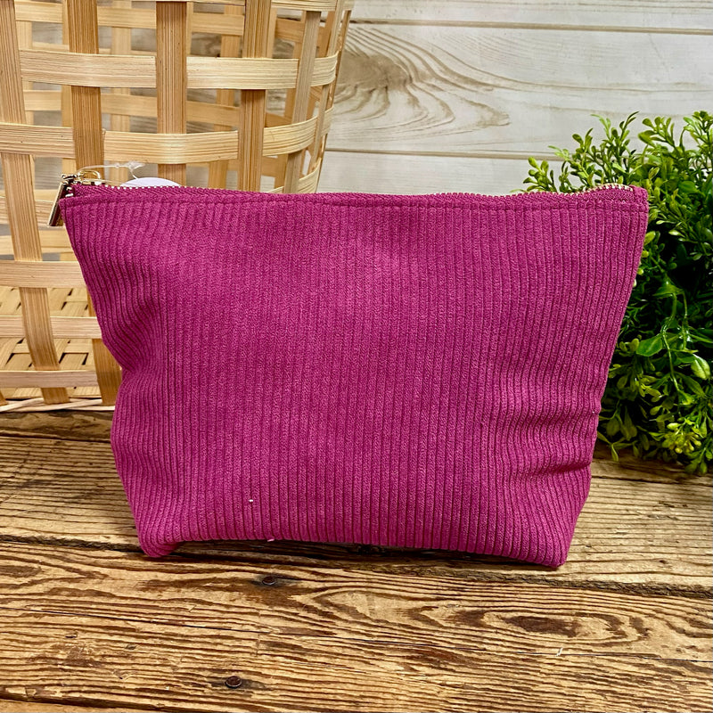 Corduroy Carry All Pouches