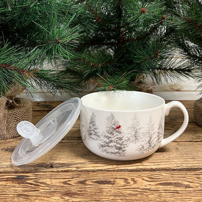 Winter Scene Soup Mug