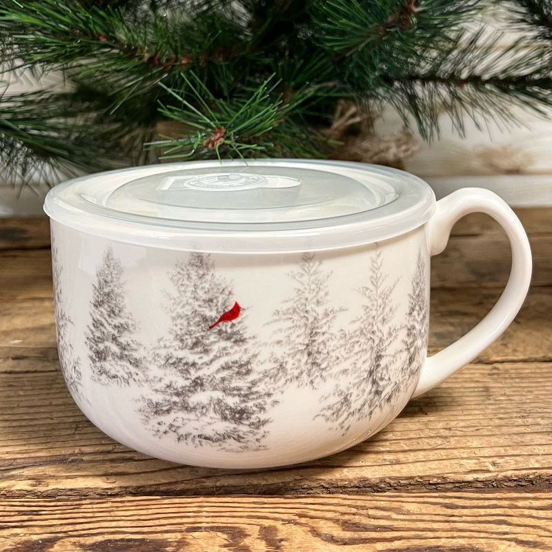 Winter Scene Soup Mug