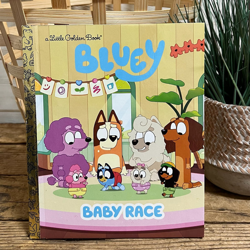 Bluey Baby Race Little Golden Book