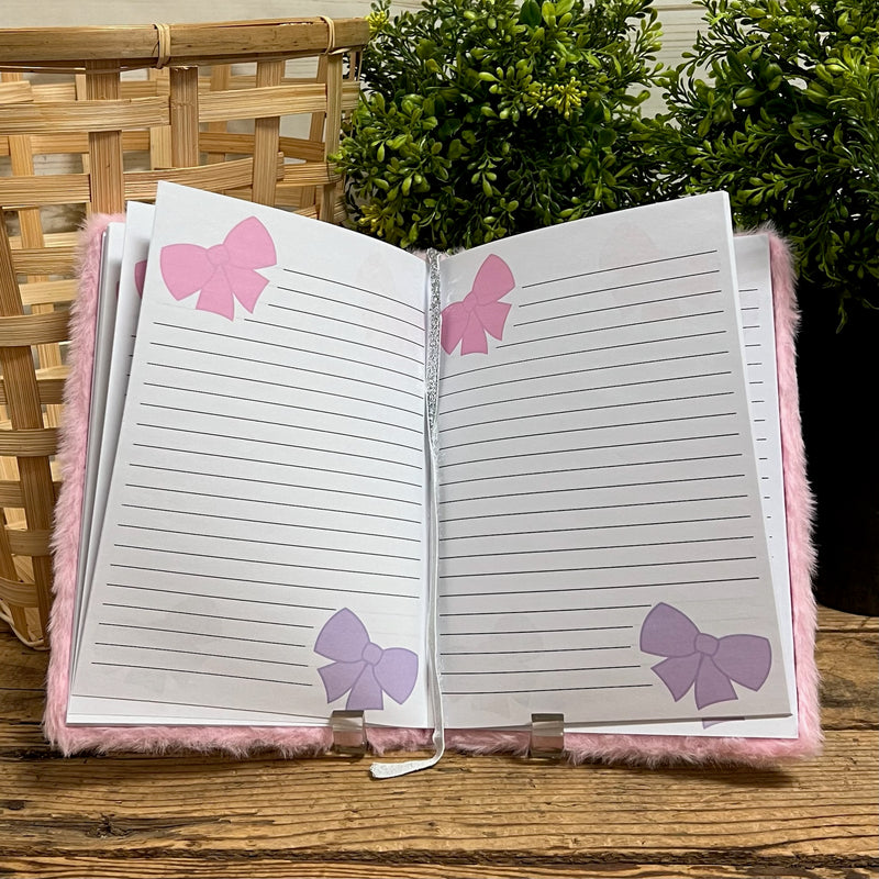 Pink Beautiful Bows Journal