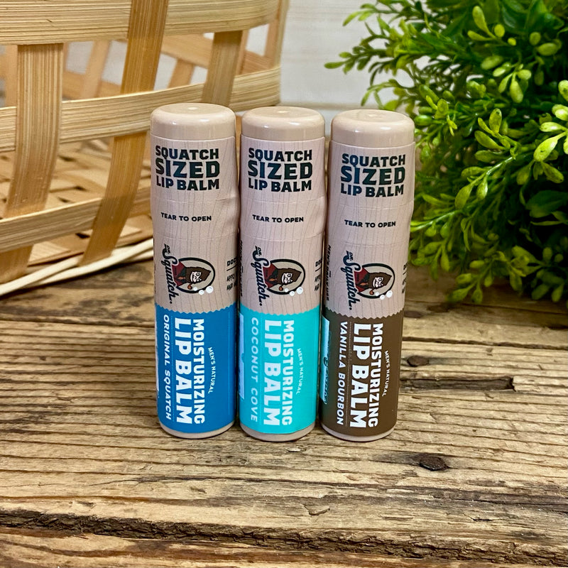 Dr. Squatch Lip Balms