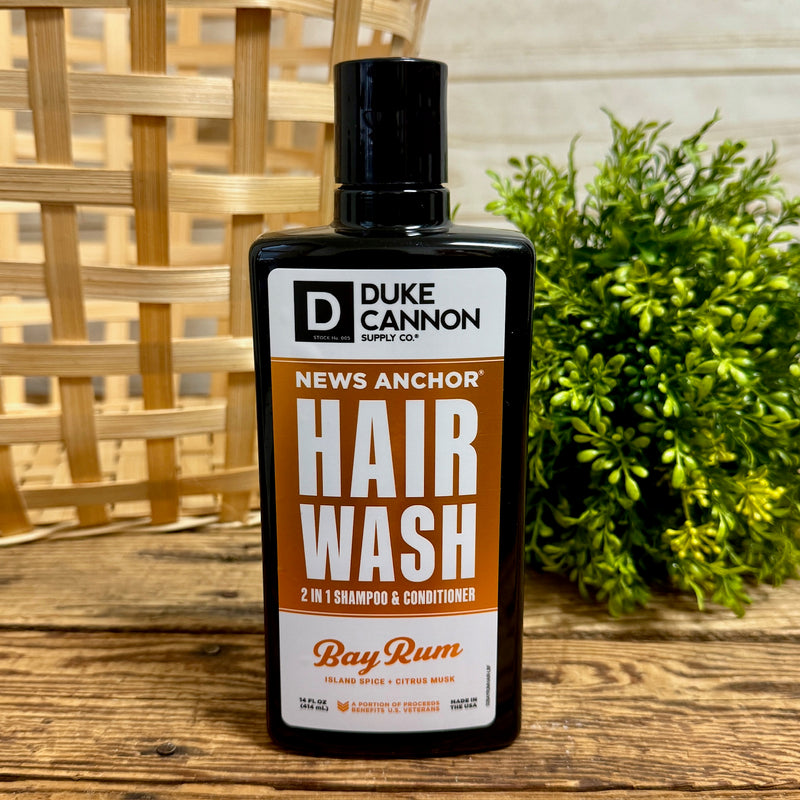 Duke Cannon News Anchor Thick Hair 2 in 1 Shampoo & Conditioner