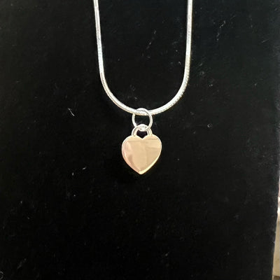 Sterling Silver Tiny Heart Pendant