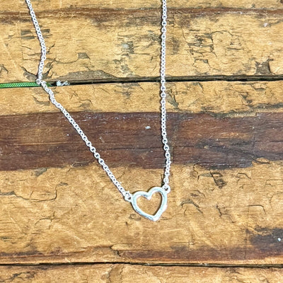 Tiny Heart Sterling Silver Necklace