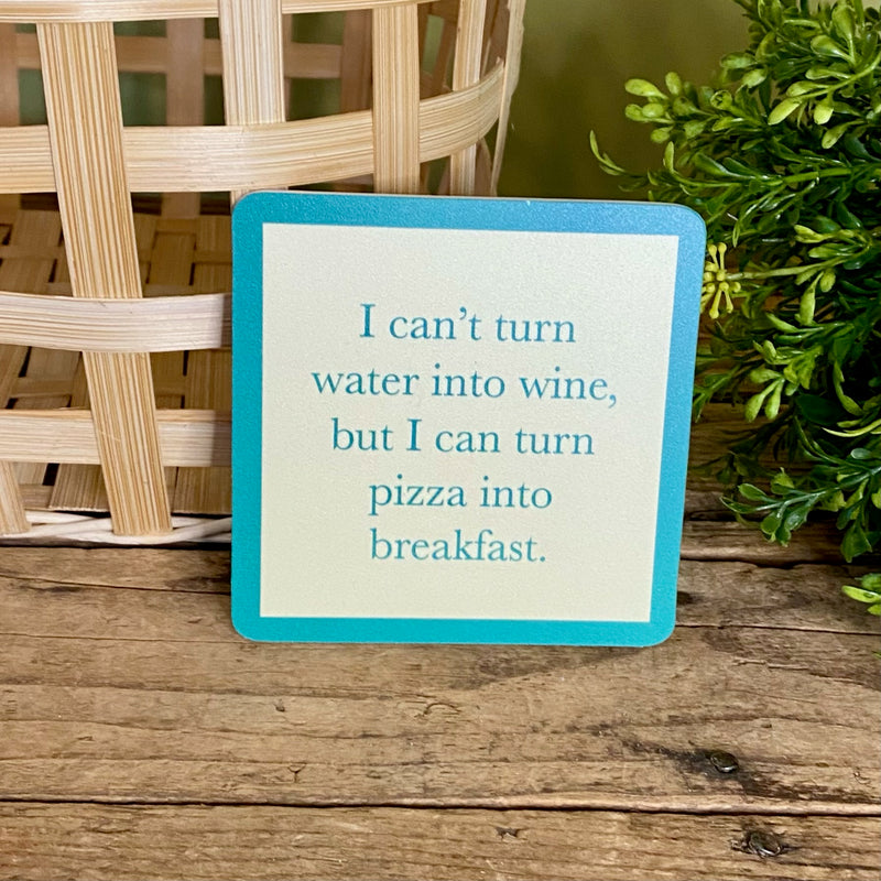 Drinks On Me Coasters With Funny Sayings
