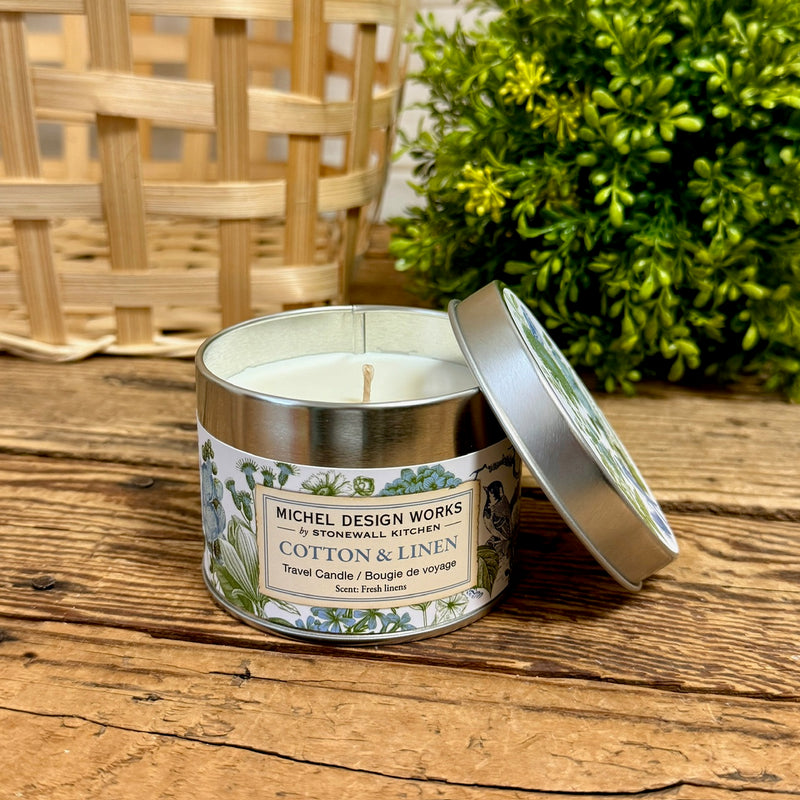 Michel Design Works Travel Candle in Tin