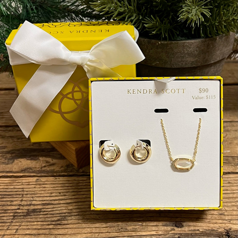 Kendra Scott Gift Set Elisa Mikki Necklace 2 Piece