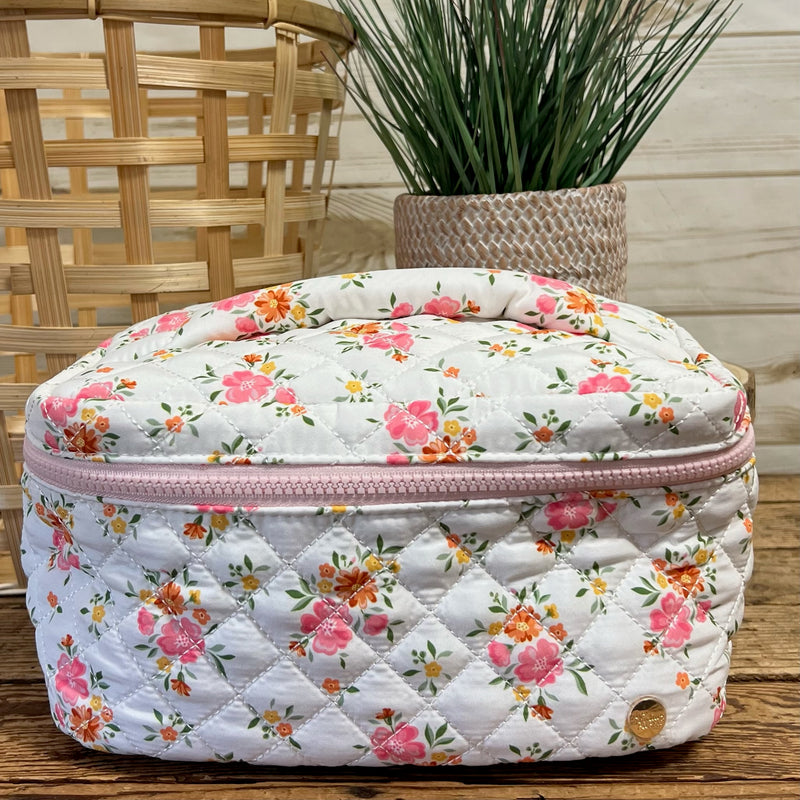 Glam & Go Quilted Cosmetic Bags