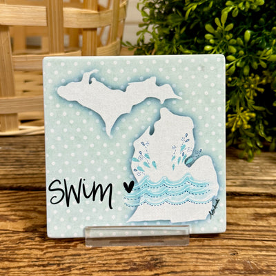 Swim Michigan Coaster