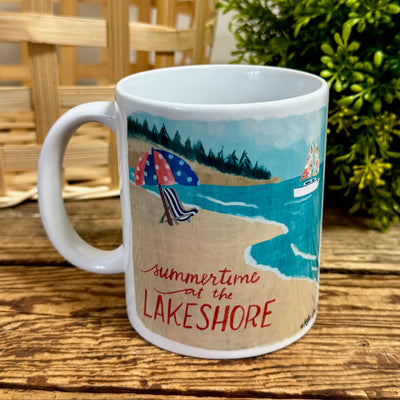 Summertime At The Lakeshore Mug