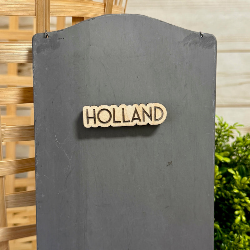 Holland Wooden Magnet