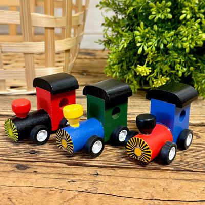 Wooden Toy Trains