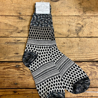 World's Softest Textured Gallery Crew Socks