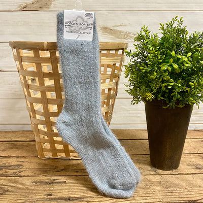 World's Softest Women's Ragg Feather Crew Socks