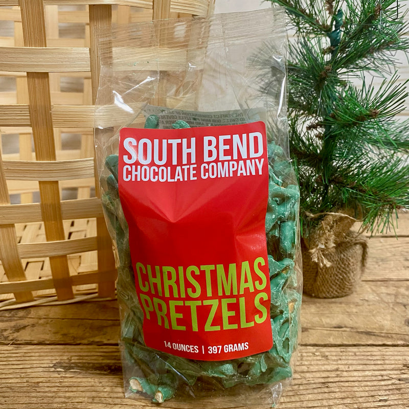 Christmas Tree Pretzels