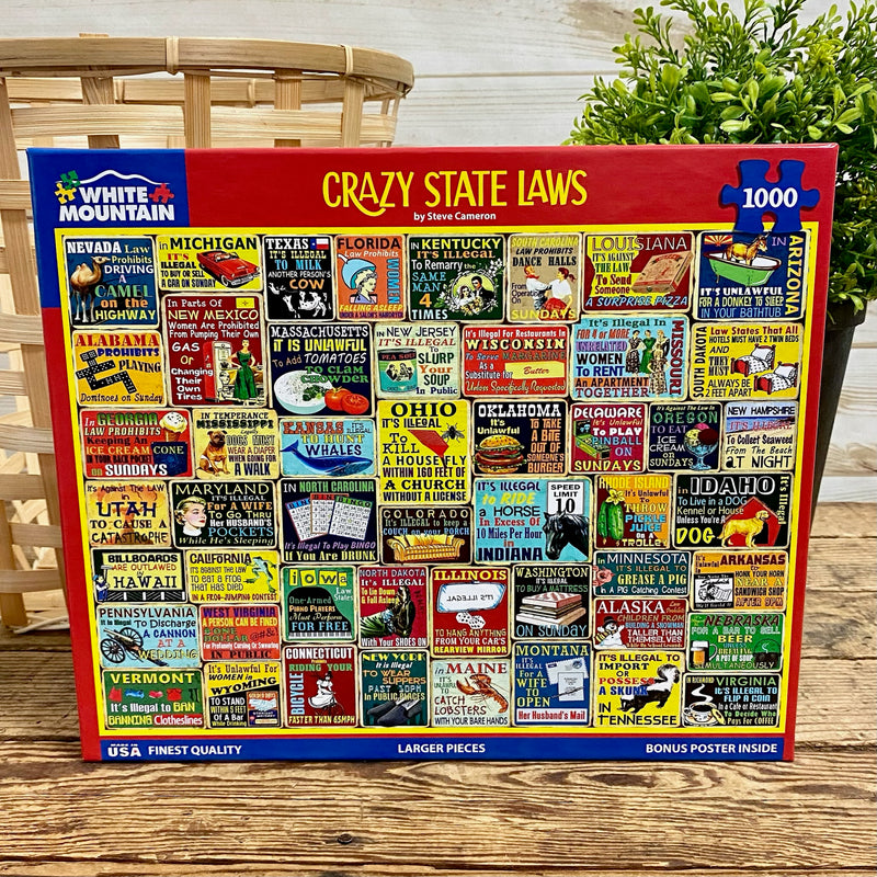 Crazy State Laws Puzzle