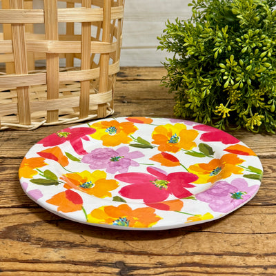 Springtime Floral Melamine Plate