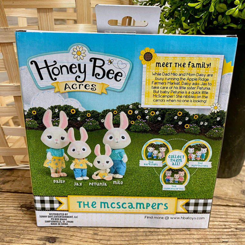 Honey Bee Acres Bunny Family Mcscampers