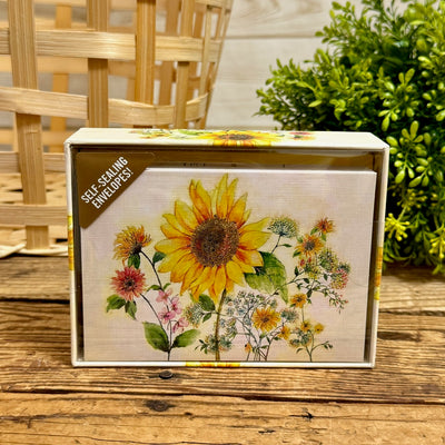 Watercolor Sunflower Boxed Cards