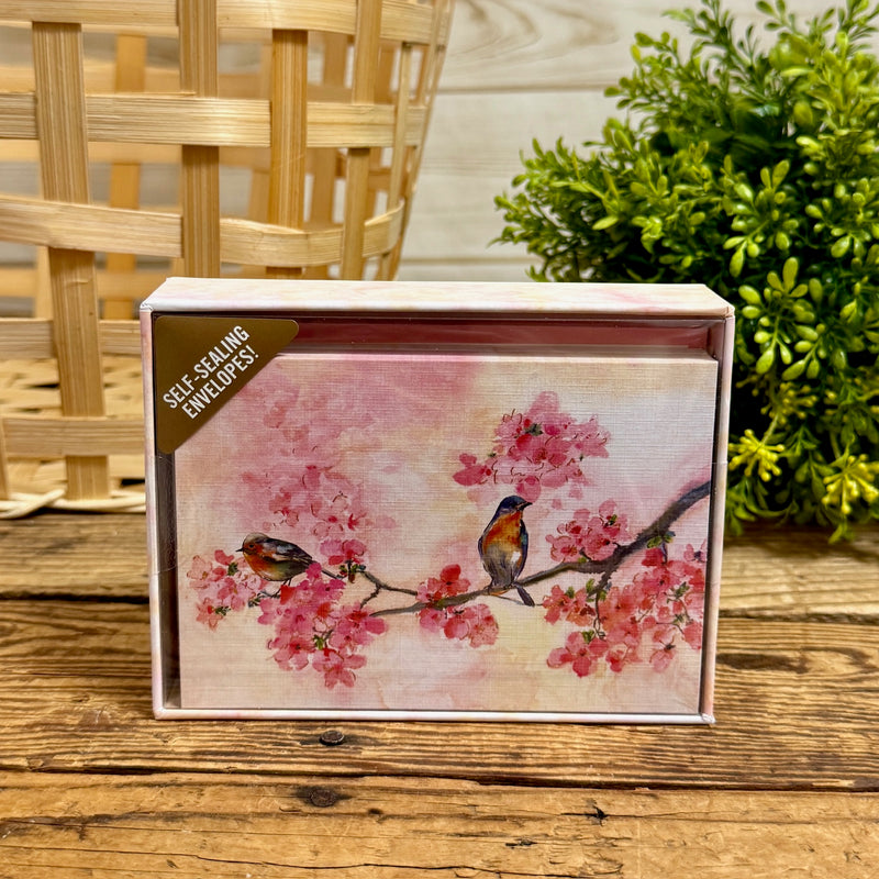 Cherry Blossoms Boxed Cards