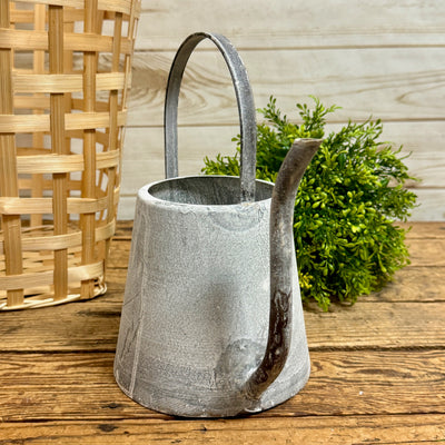 Vintage White Watering Can