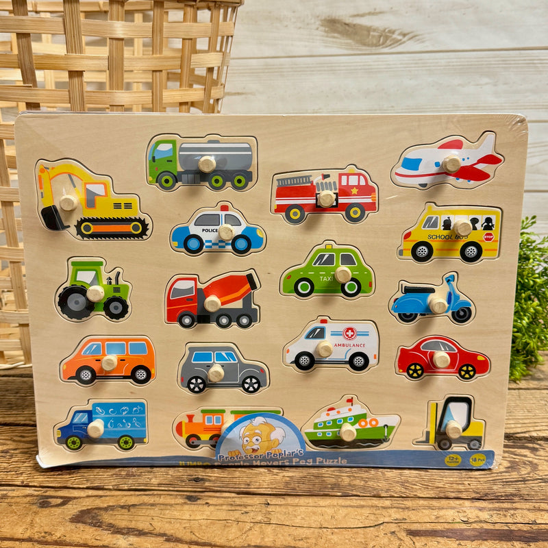 Jumbo People Movers Peg Puzzle