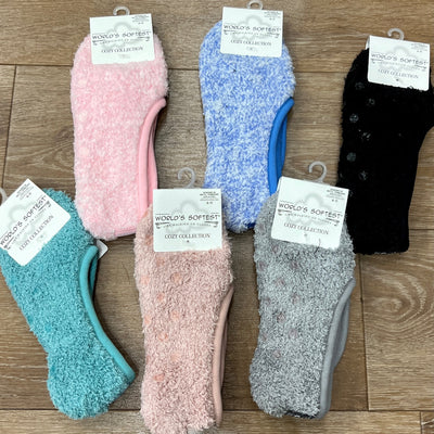 World's Softest Women's Footsies with Grippers Socks