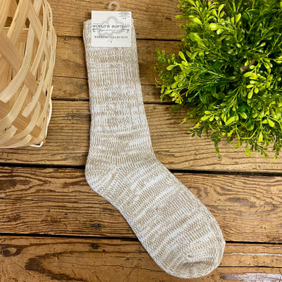 World's Softest Women's Ragg Crew Socks