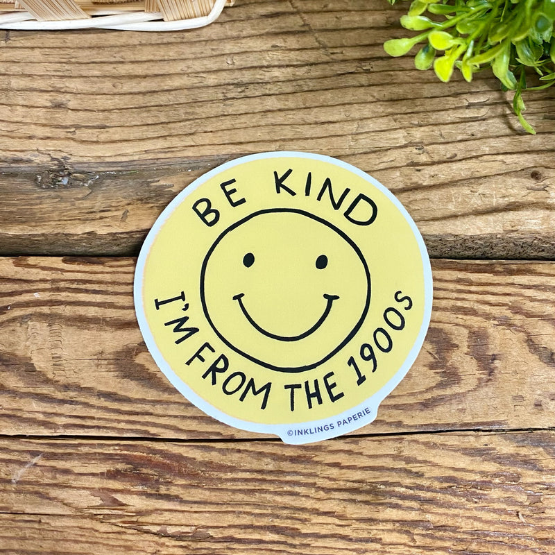 Be Kind 1900s Sticker