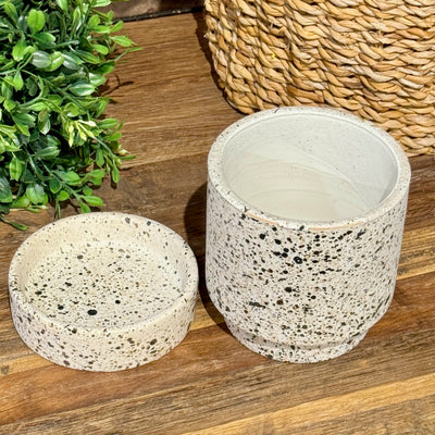 Nisha Ceramic Pot & Saucer