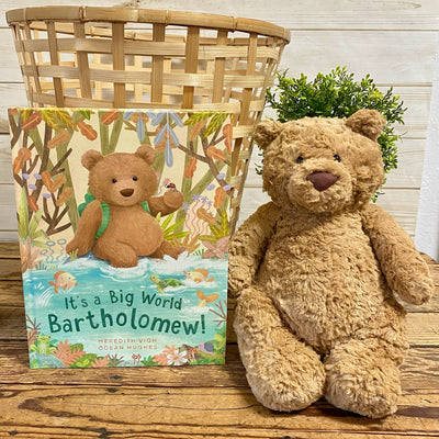 It's a Big World Bartholomew Jellycat Book