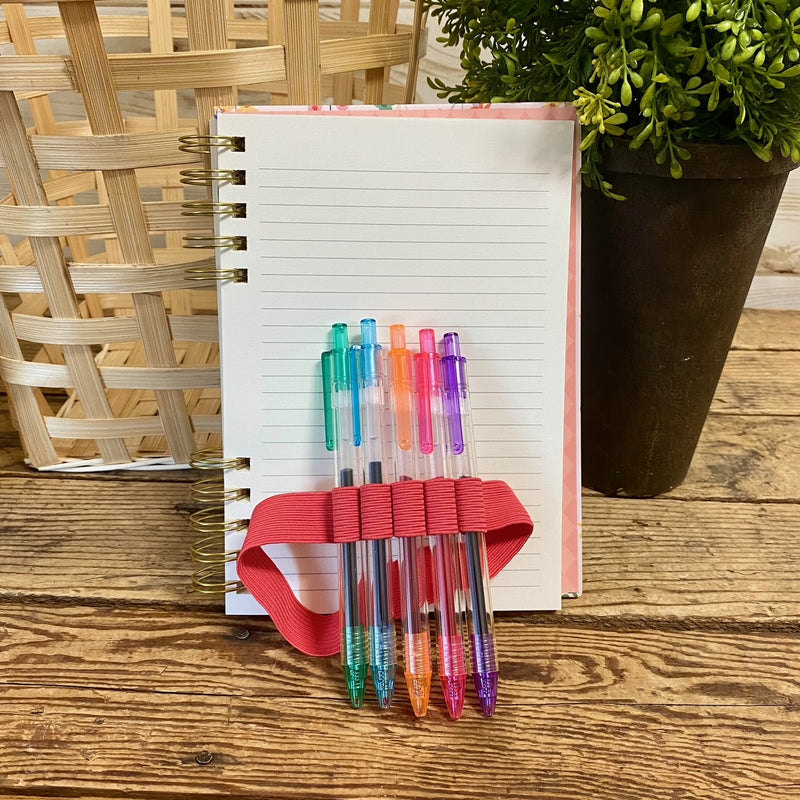 Flower Spiral Notebook & Pen Set