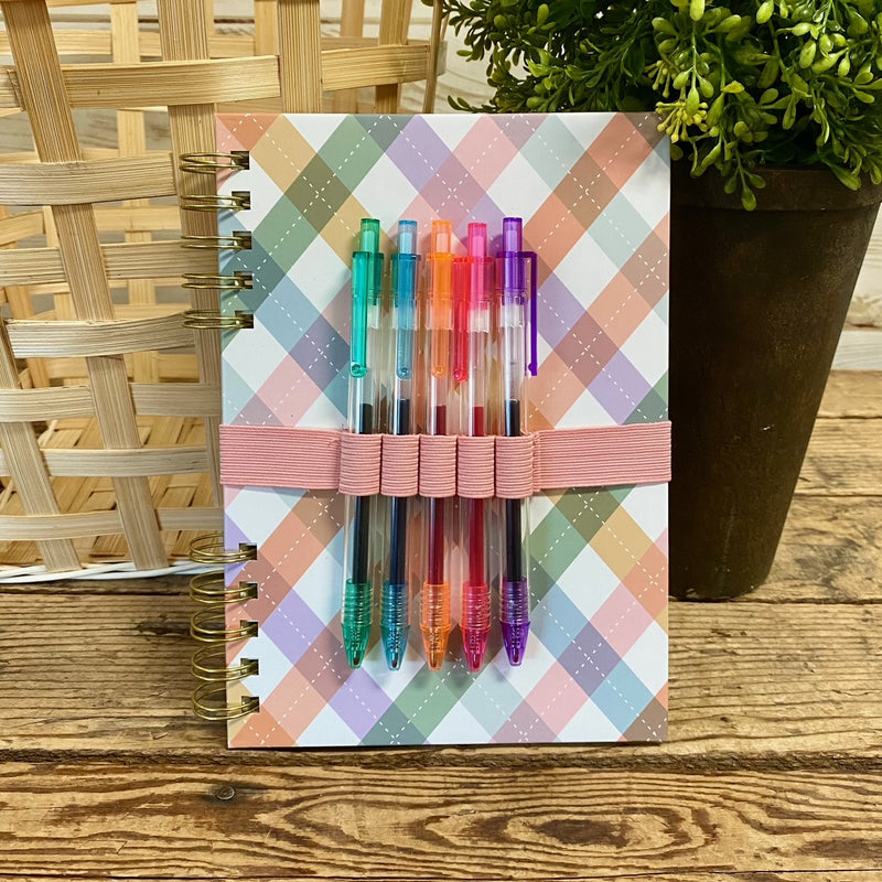 Argyle Spiral Notebook & Pen Set