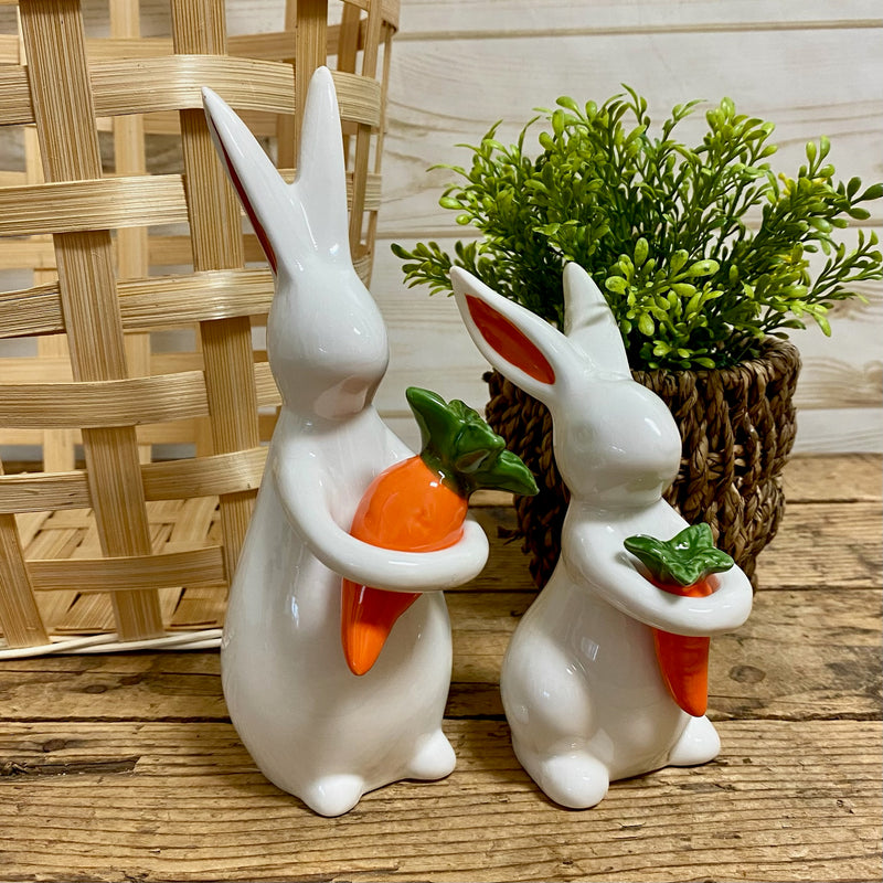 Ceramic Bunny With Carrot