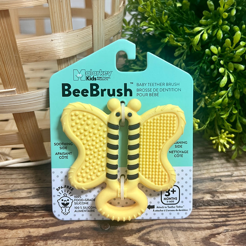 Baby Teether Bee Brush