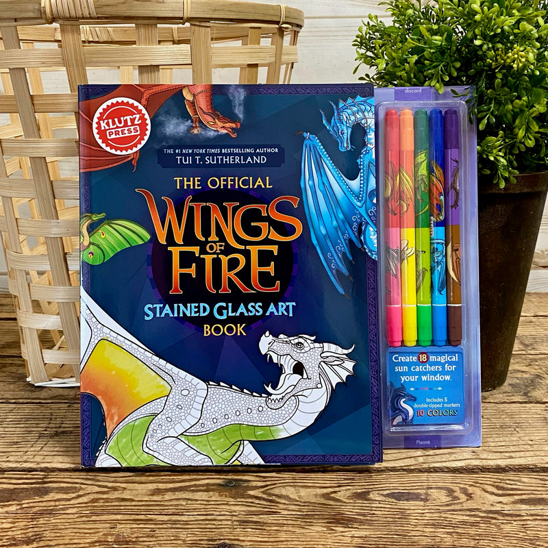 Klutz Wings Of Fire Stained Glass Art Book